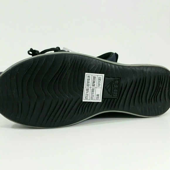 REEF Rover Low Canvas New Blue Sneakers sz 9 NWT - Picture 3 of 8